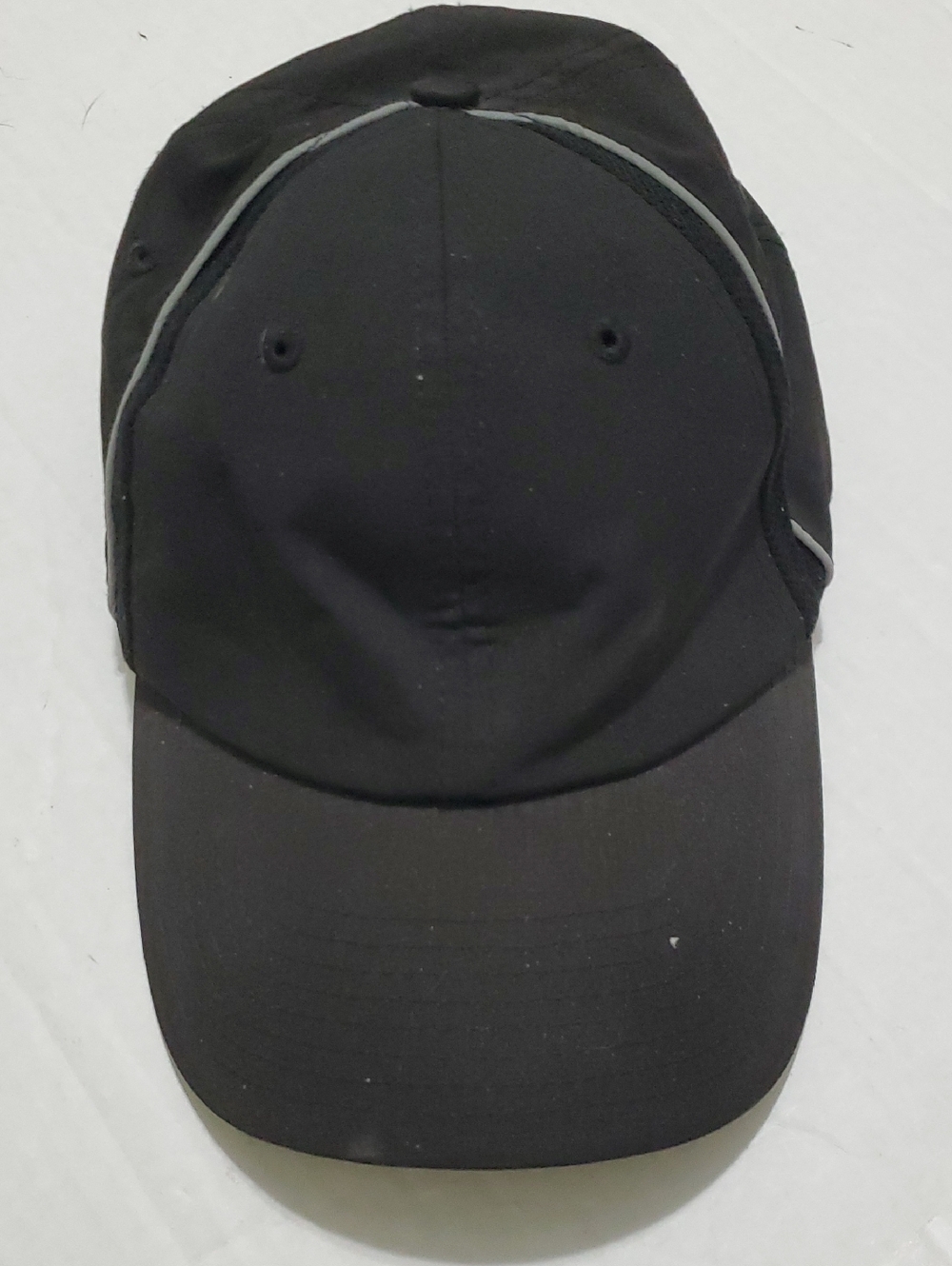 Forever 21 Classic Black Lightweight Baseball Cap With Gray Piping Sports - Picture 2 of 7